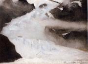 William Stott of Oldham Ice River oil painting artist
